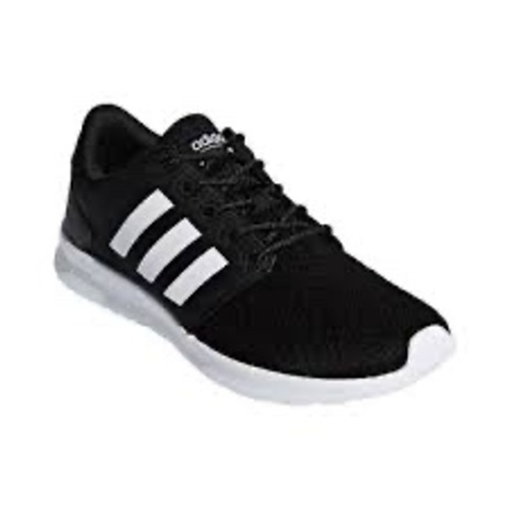 Adidas Cloudfoam QT‎ Racer Womens Sneakers Black White DB0275 Size 6